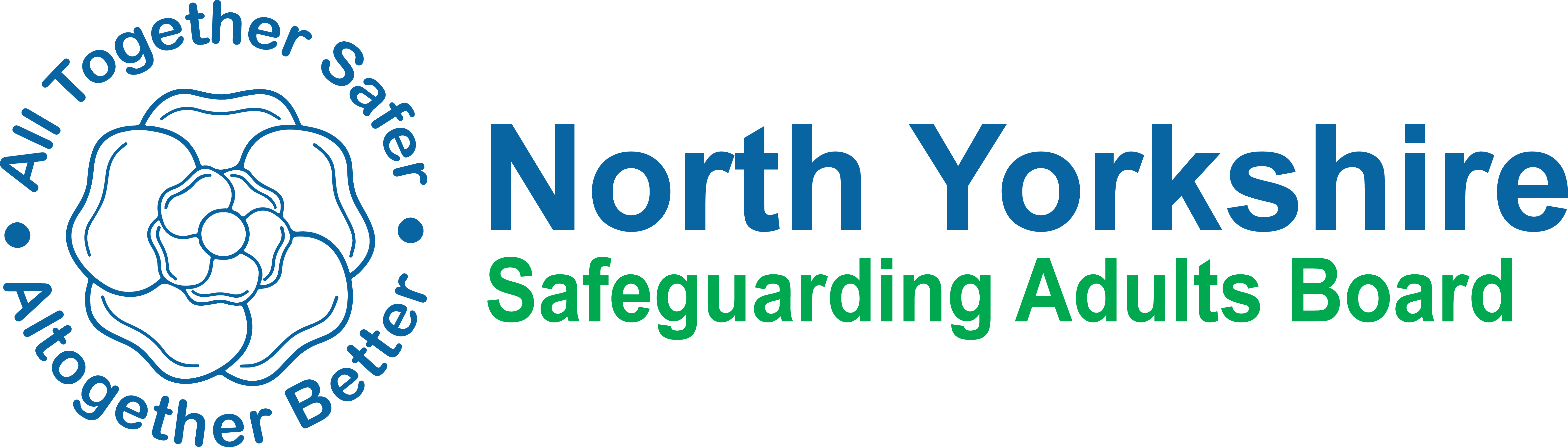 North Yorkshire Safeguarding Adults Board logo in blue and green

City of York Safeguarding Adults Board logo. Text and a circle image to the left